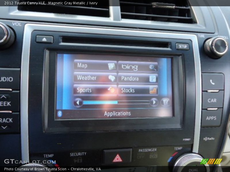 Magnetic Gray Metallic / Ivory 2012 Toyota Camry XLE