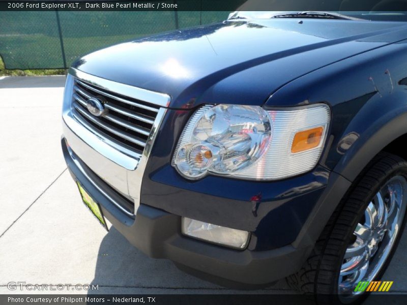 Dark Blue Pearl Metallic / Stone 2006 Ford Explorer XLT