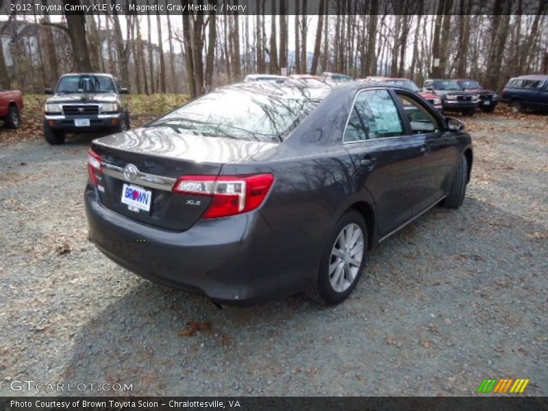 Magnetic Gray Metallic / Ivory 2012 Toyota Camry XLE V6