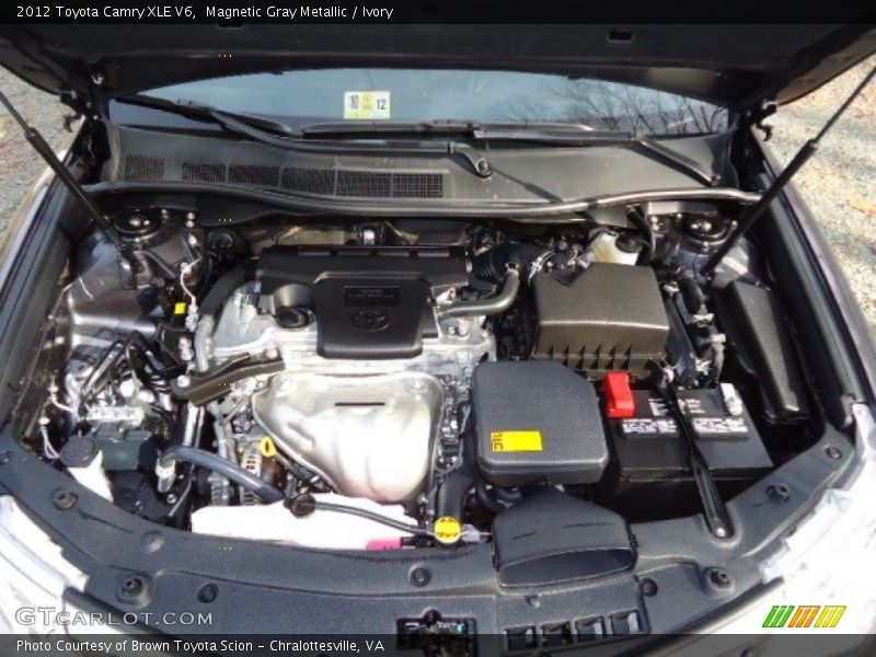 Magnetic Gray Metallic / Ivory 2012 Toyota Camry XLE V6