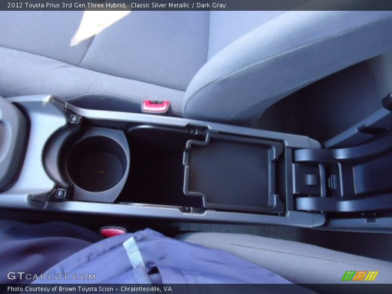 Classic Silver Metallic / Dark Gray 2012 Toyota Prius 3rd Gen Three Hybrid