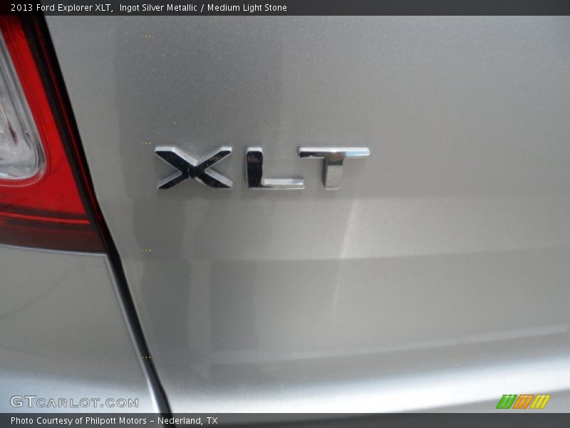 Ingot Silver Metallic / Medium Light Stone 2013 Ford Explorer XLT