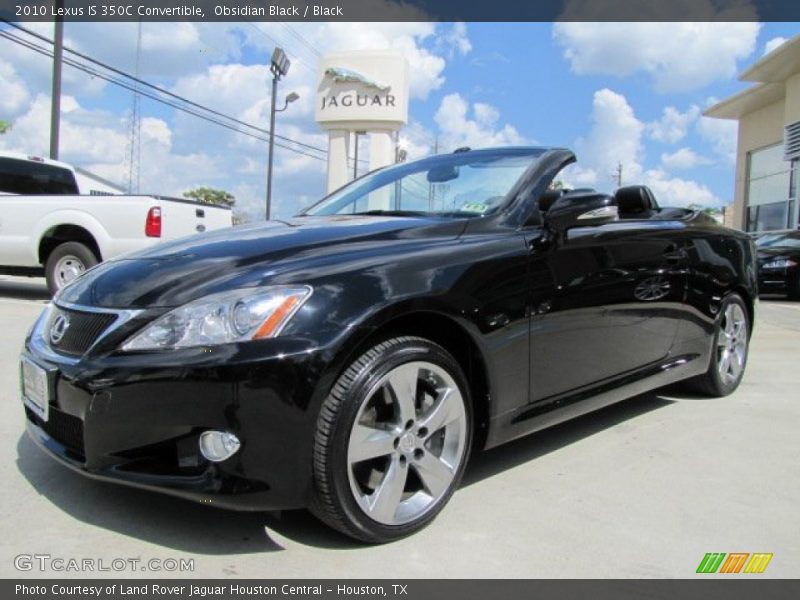 Obsidian Black / Black 2010 Lexus IS 350C Convertible