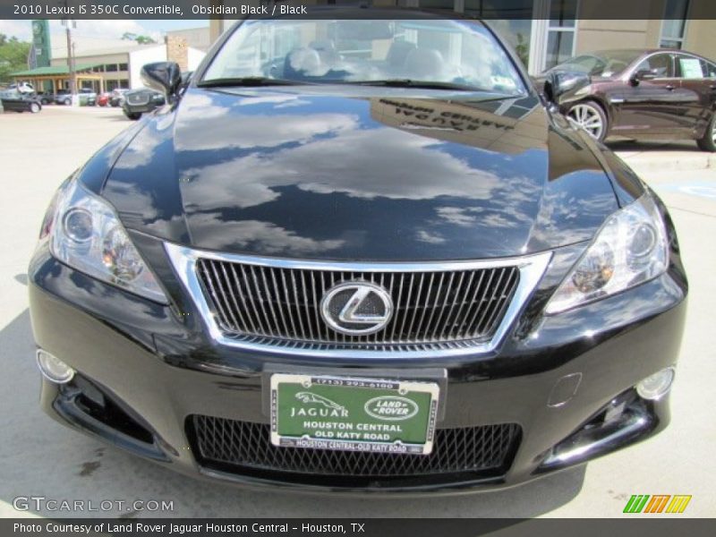 Obsidian Black / Black 2010 Lexus IS 350C Convertible