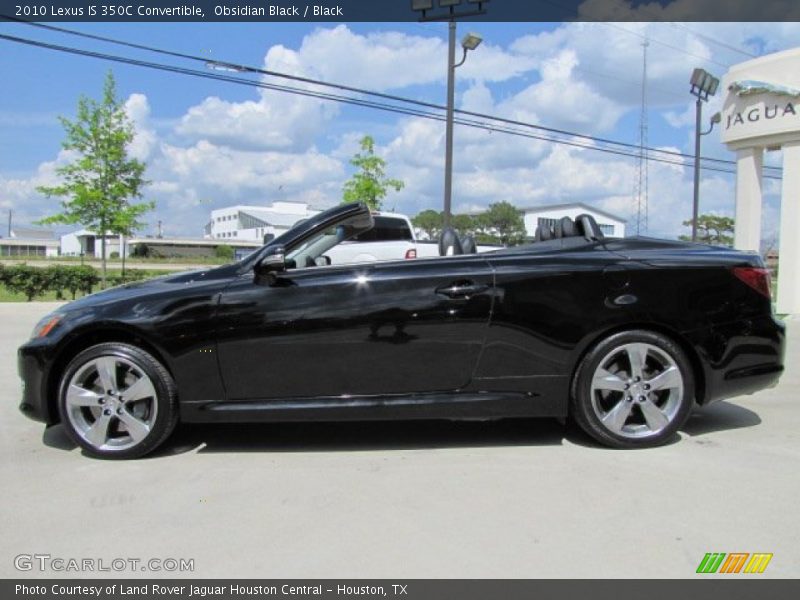 Obsidian Black / Black 2010 Lexus IS 350C Convertible