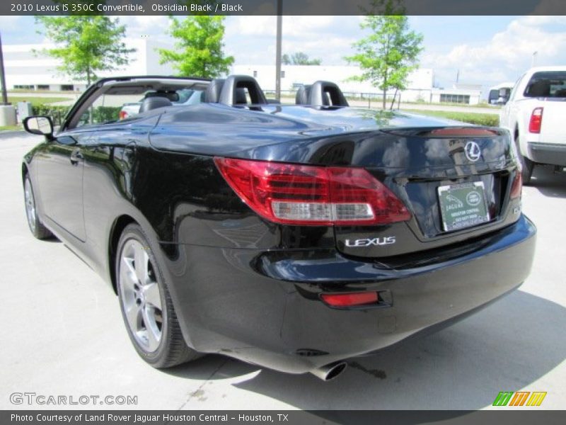 Obsidian Black / Black 2010 Lexus IS 350C Convertible