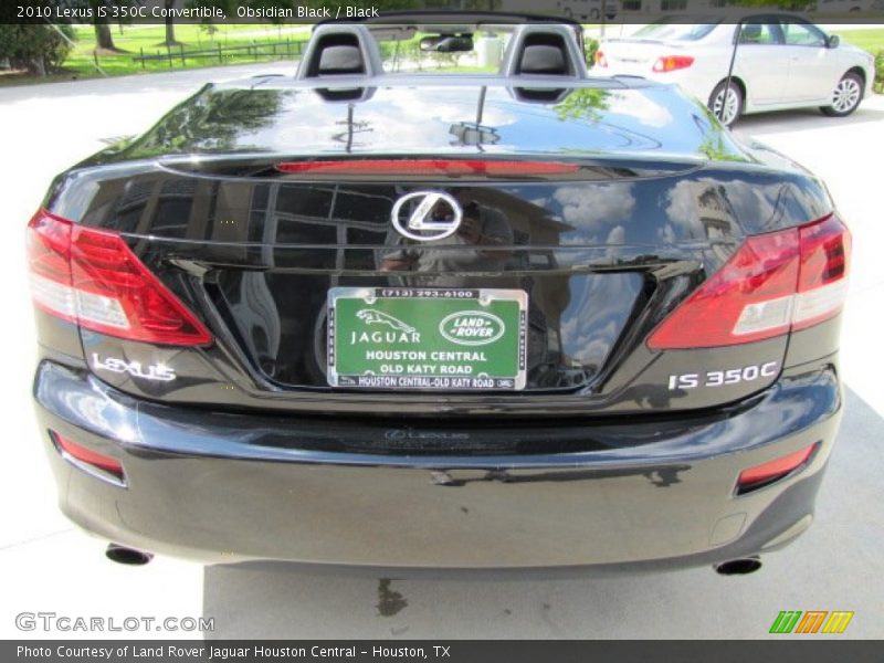 Obsidian Black / Black 2010 Lexus IS 350C Convertible