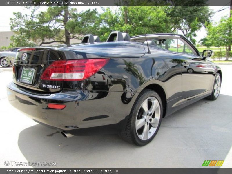 Obsidian Black / Black 2010 Lexus IS 350C Convertible