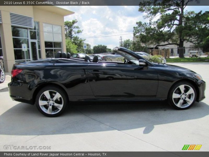 Obsidian Black / Black 2010 Lexus IS 350C Convertible
