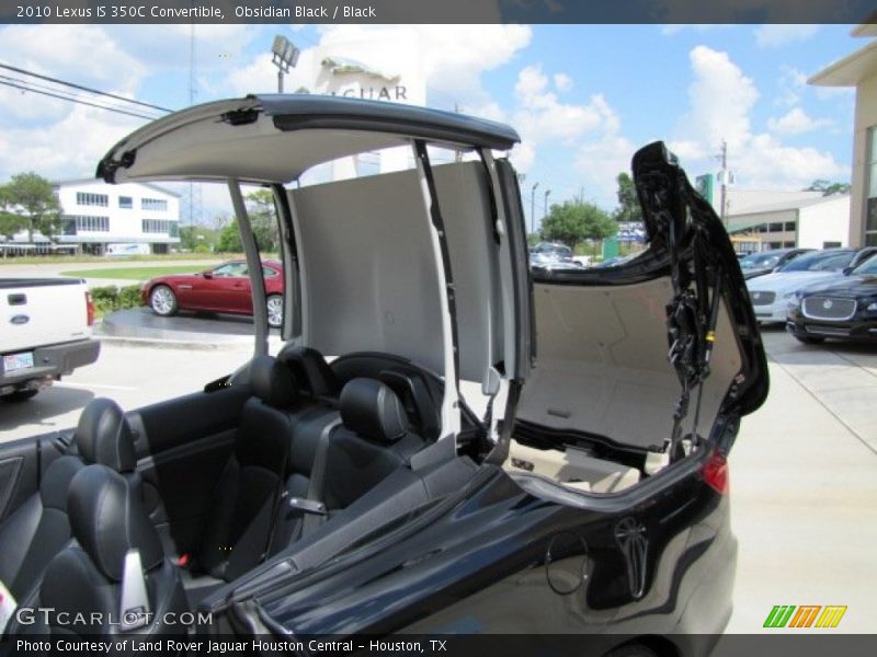 Obsidian Black / Black 2010 Lexus IS 350C Convertible