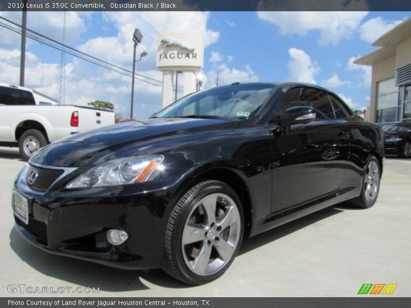 Obsidian Black / Black 2010 Lexus IS 350C Convertible