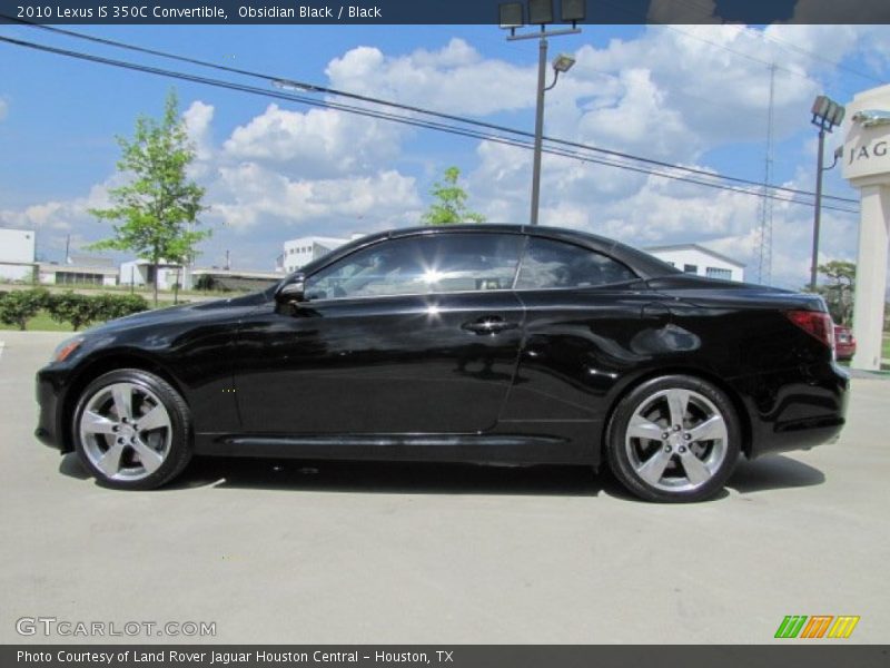 Obsidian Black / Black 2010 Lexus IS 350C Convertible