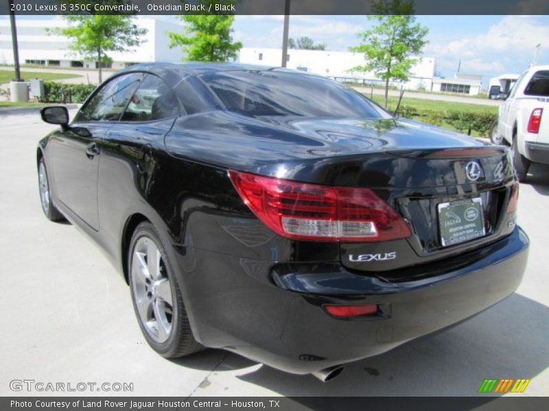 Obsidian Black / Black 2010 Lexus IS 350C Convertible