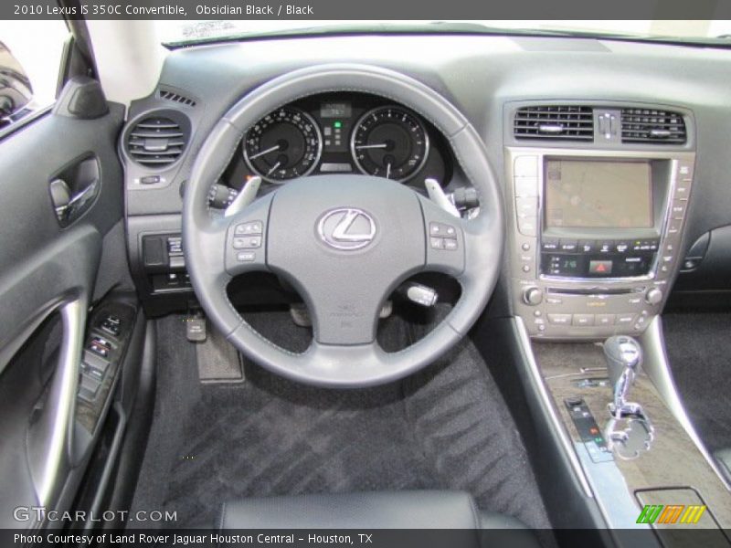 Obsidian Black / Black 2010 Lexus IS 350C Convertible