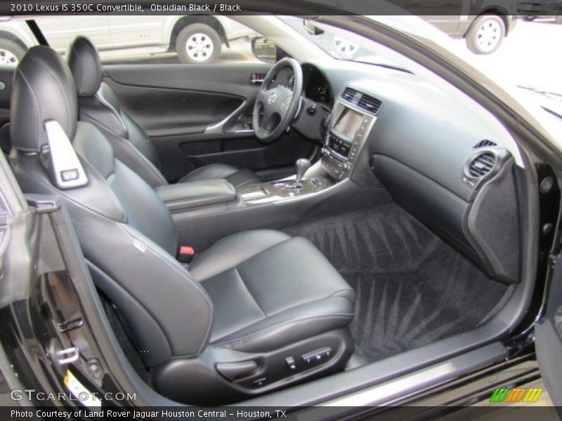 Obsidian Black / Black 2010 Lexus IS 350C Convertible