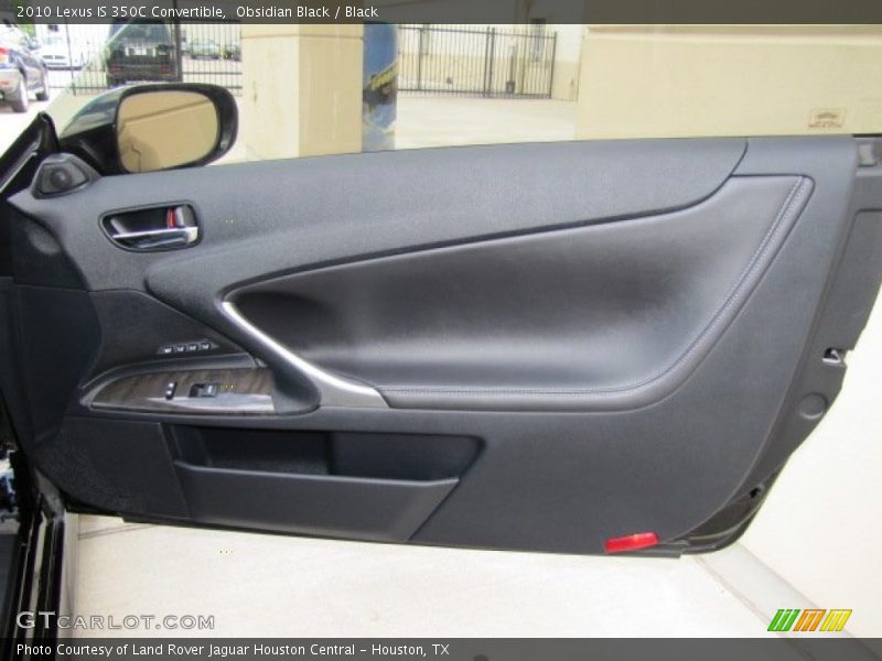 Obsidian Black / Black 2010 Lexus IS 350C Convertible