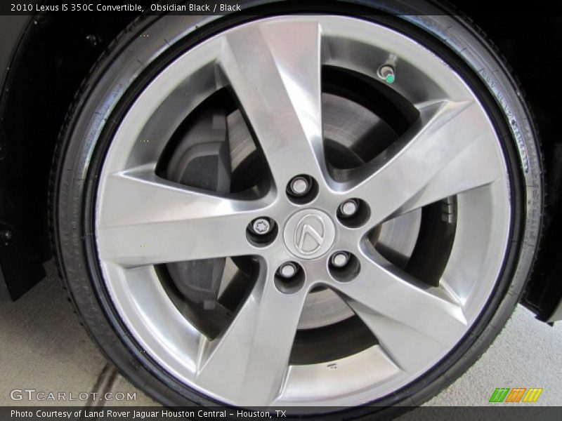 Obsidian Black / Black 2010 Lexus IS 350C Convertible