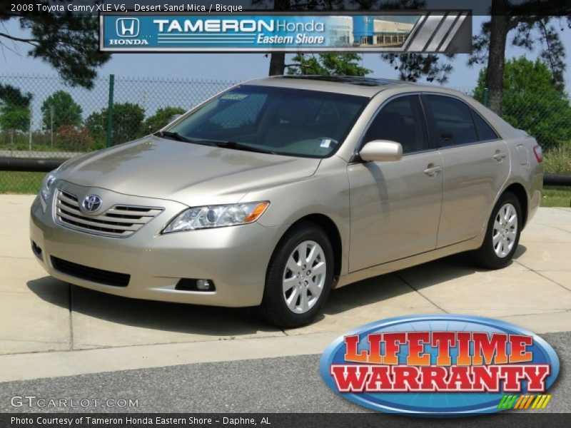 Desert Sand Mica / Bisque 2008 Toyota Camry XLE V6