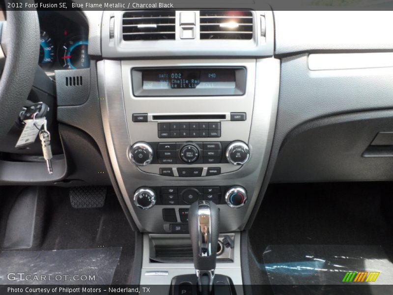 Blue Flame Metallic / Charcoal Black 2012 Ford Fusion SE