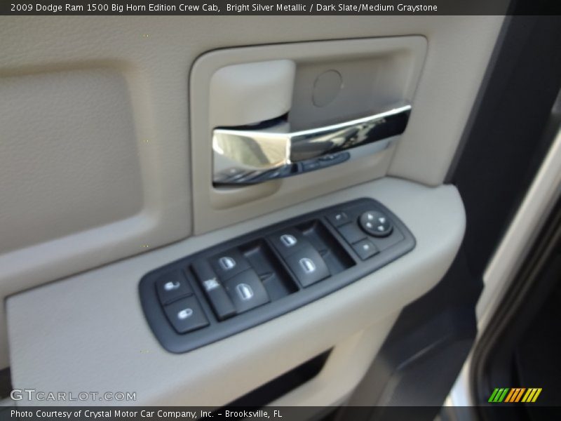 Bright Silver Metallic / Dark Slate/Medium Graystone 2009 Dodge Ram 1500 Big Horn Edition Crew Cab