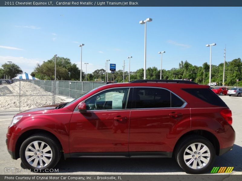 Cardinal Red Metallic / Light Titanium/Jet Black 2011 Chevrolet Equinox LT