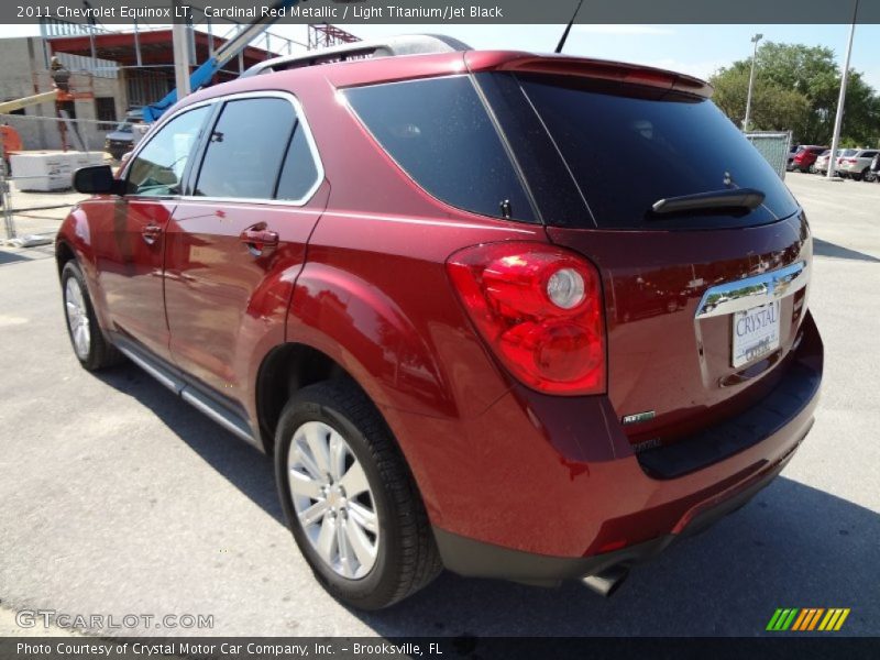 Cardinal Red Metallic / Light Titanium/Jet Black 2011 Chevrolet Equinox LT