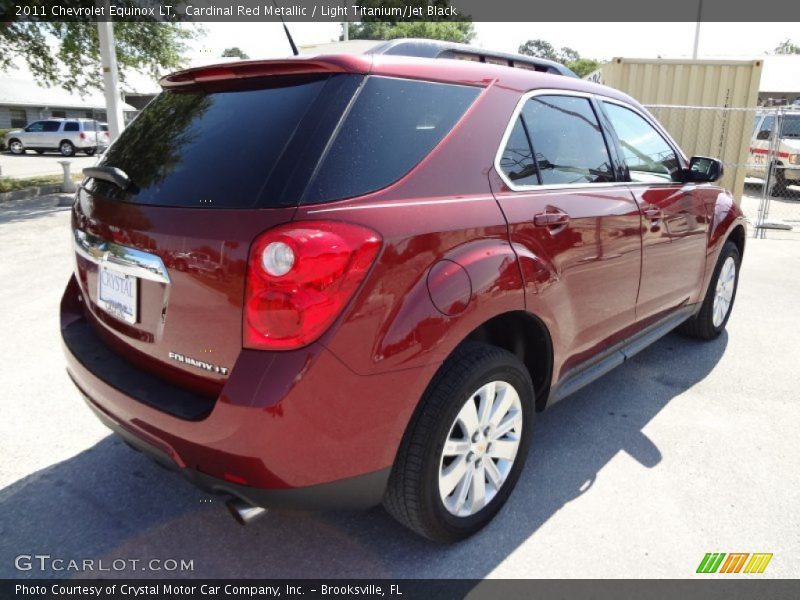 Cardinal Red Metallic / Light Titanium/Jet Black 2011 Chevrolet Equinox LT