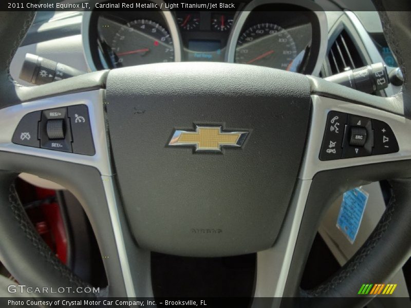 Cardinal Red Metallic / Light Titanium/Jet Black 2011 Chevrolet Equinox LT