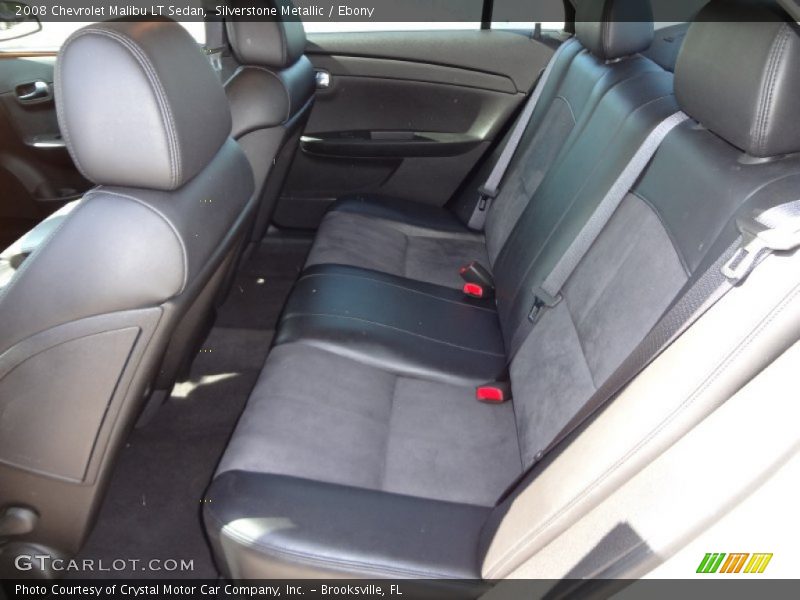 Silverstone Metallic / Ebony 2008 Chevrolet Malibu LT Sedan
