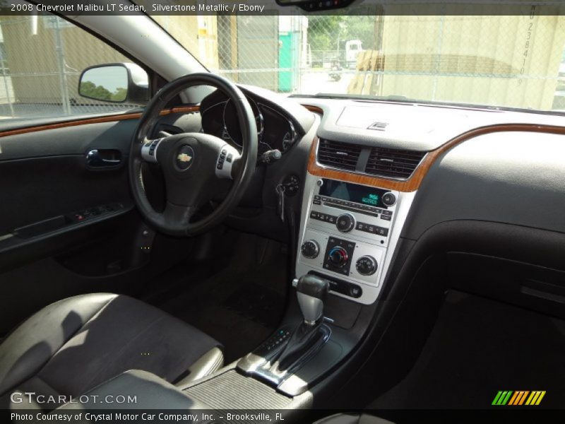 Silverstone Metallic / Ebony 2008 Chevrolet Malibu LT Sedan