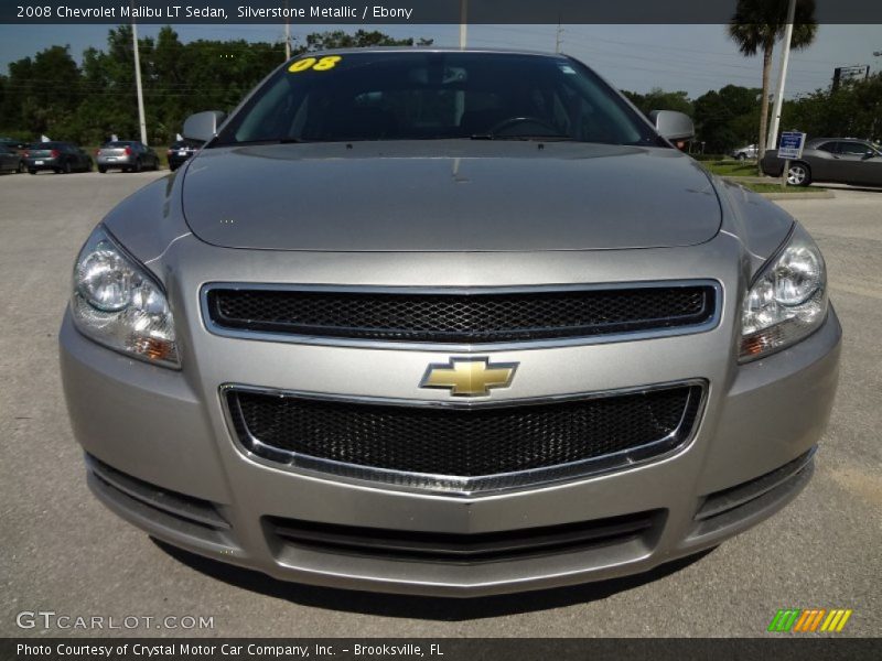 Silverstone Metallic / Ebony 2008 Chevrolet Malibu LT Sedan