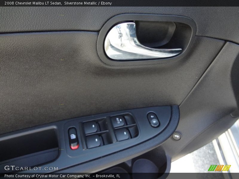 Silverstone Metallic / Ebony 2008 Chevrolet Malibu LT Sedan