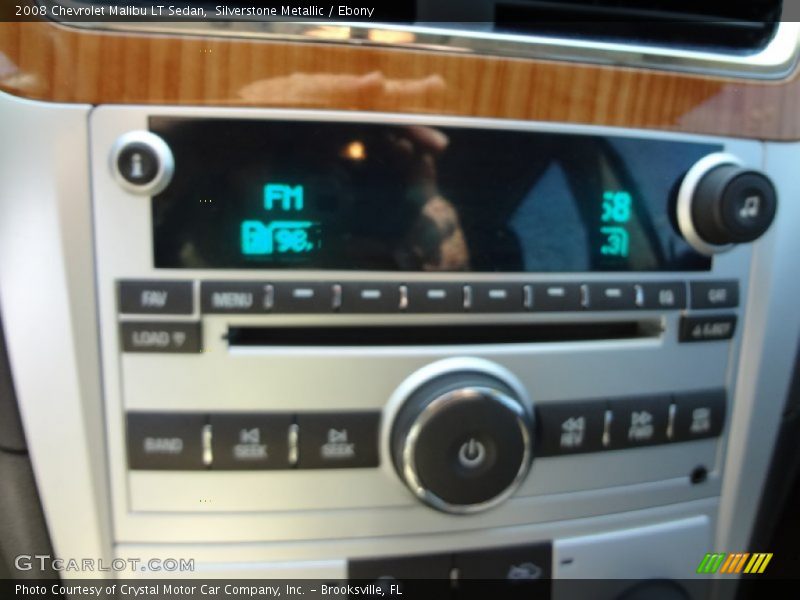 Silverstone Metallic / Ebony 2008 Chevrolet Malibu LT Sedan