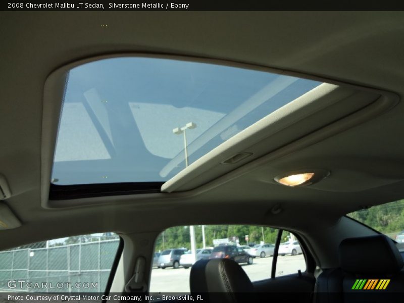 Silverstone Metallic / Ebony 2008 Chevrolet Malibu LT Sedan