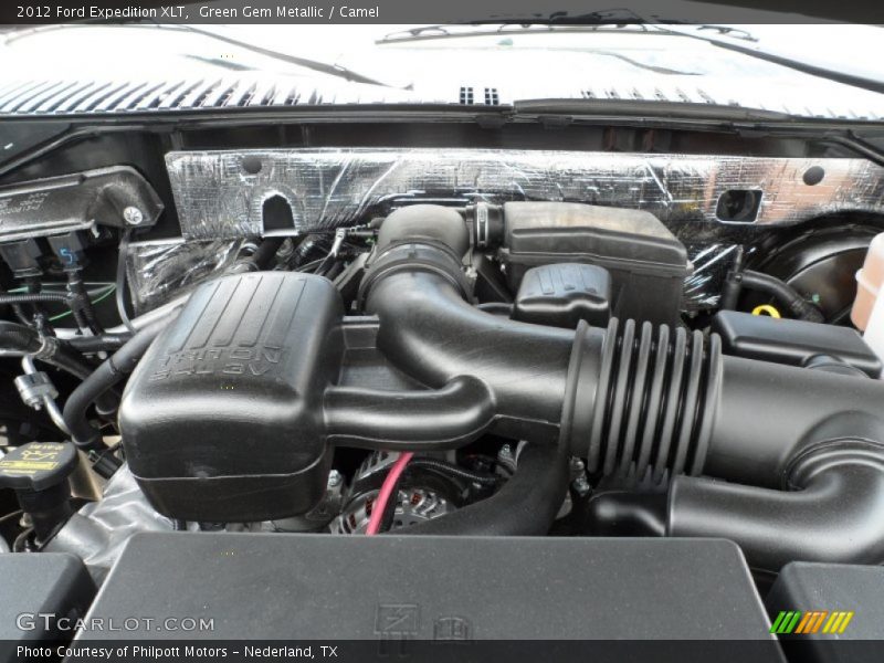 Green Gem Metallic / Camel 2012 Ford Expedition XLT