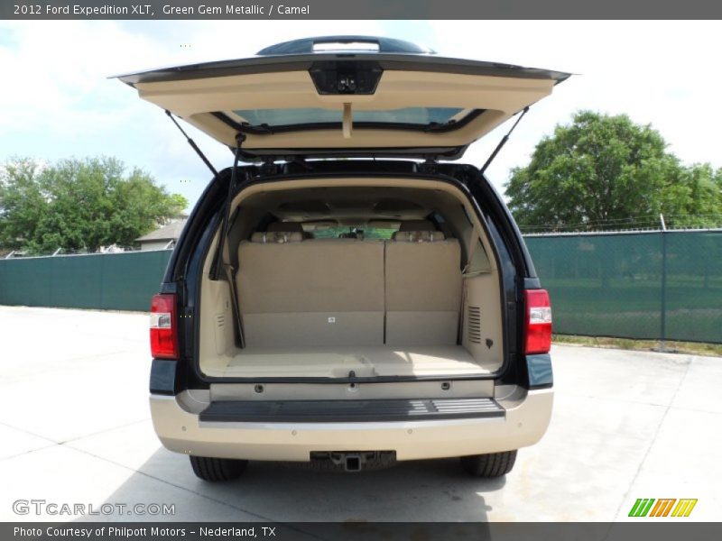 Green Gem Metallic / Camel 2012 Ford Expedition XLT