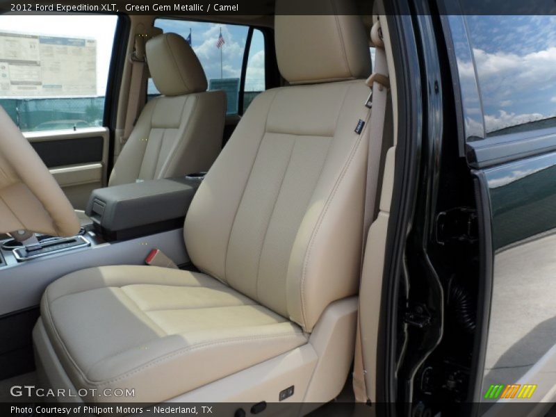 Green Gem Metallic / Camel 2012 Ford Expedition XLT