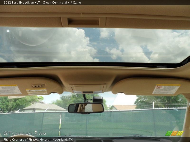 Green Gem Metallic / Camel 2012 Ford Expedition XLT