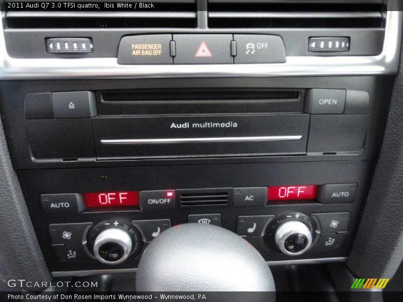 Controls of 2011 Q7 3.0 TFSI quattro