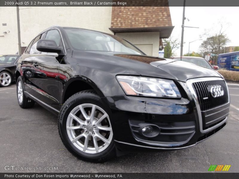 Brilliant Black / Cardamom Beige 2009 Audi Q5 3.2 Premium quattro