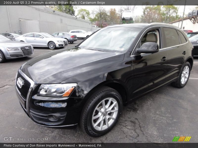Brilliant Black / Cardamom Beige 2009 Audi Q5 3.2 Premium quattro