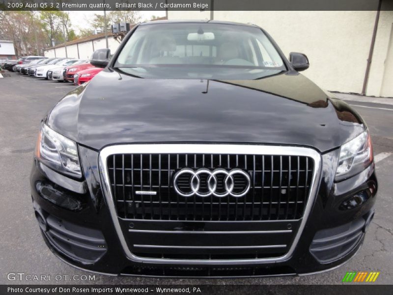 Brilliant Black / Cardamom Beige 2009 Audi Q5 3.2 Premium quattro