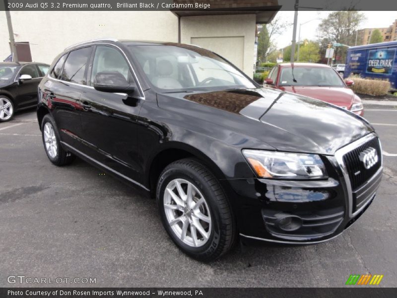 Brilliant Black / Cardamom Beige 2009 Audi Q5 3.2 Premium quattro