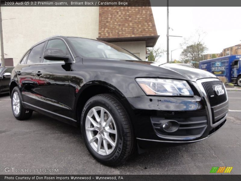 Brilliant Black / Cardamom Beige 2009 Audi Q5 3.2 Premium quattro