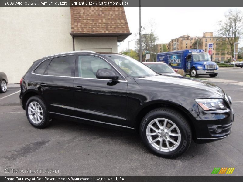 Brilliant Black / Cardamom Beige 2009 Audi Q5 3.2 Premium quattro