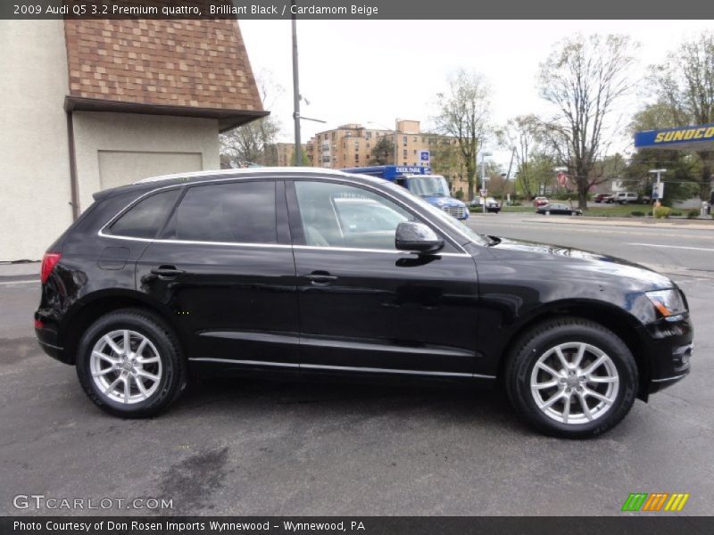 Brilliant Black / Cardamom Beige 2009 Audi Q5 3.2 Premium quattro