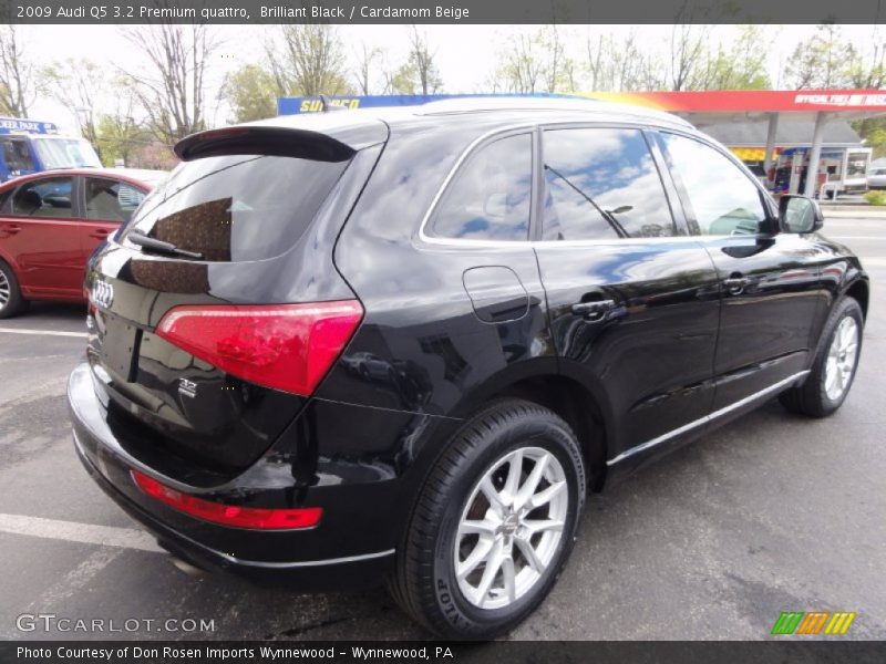 Brilliant Black / Cardamom Beige 2009 Audi Q5 3.2 Premium quattro