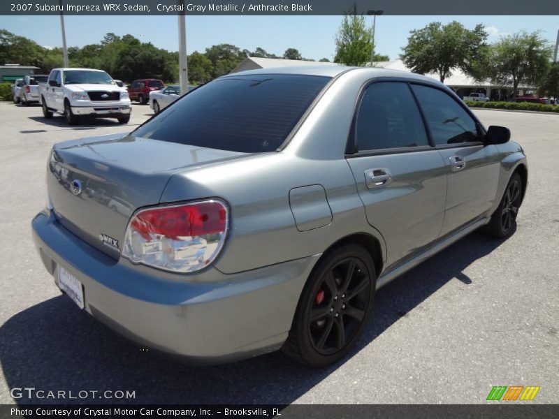 Crystal Gray Metallic / Anthracite Black 2007 Subaru Impreza WRX Sedan