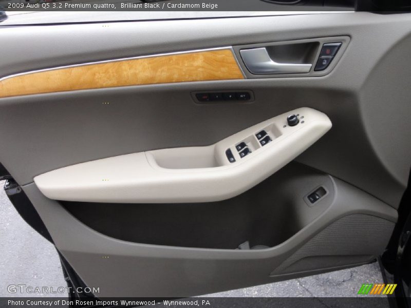 Brilliant Black / Cardamom Beige 2009 Audi Q5 3.2 Premium quattro