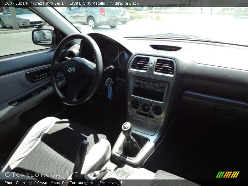 Crystal Gray Metallic / Anthracite Black 2007 Subaru Impreza WRX Sedan